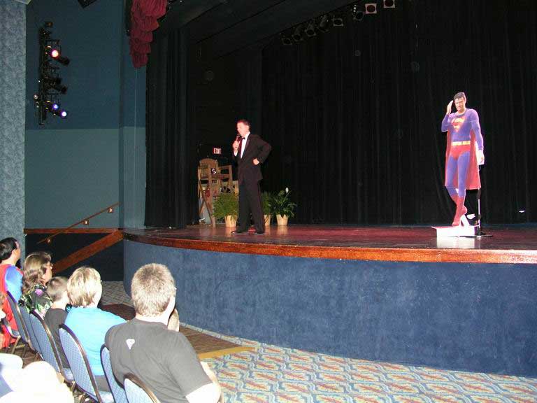 On Stage at the 2003 Superman Celebration