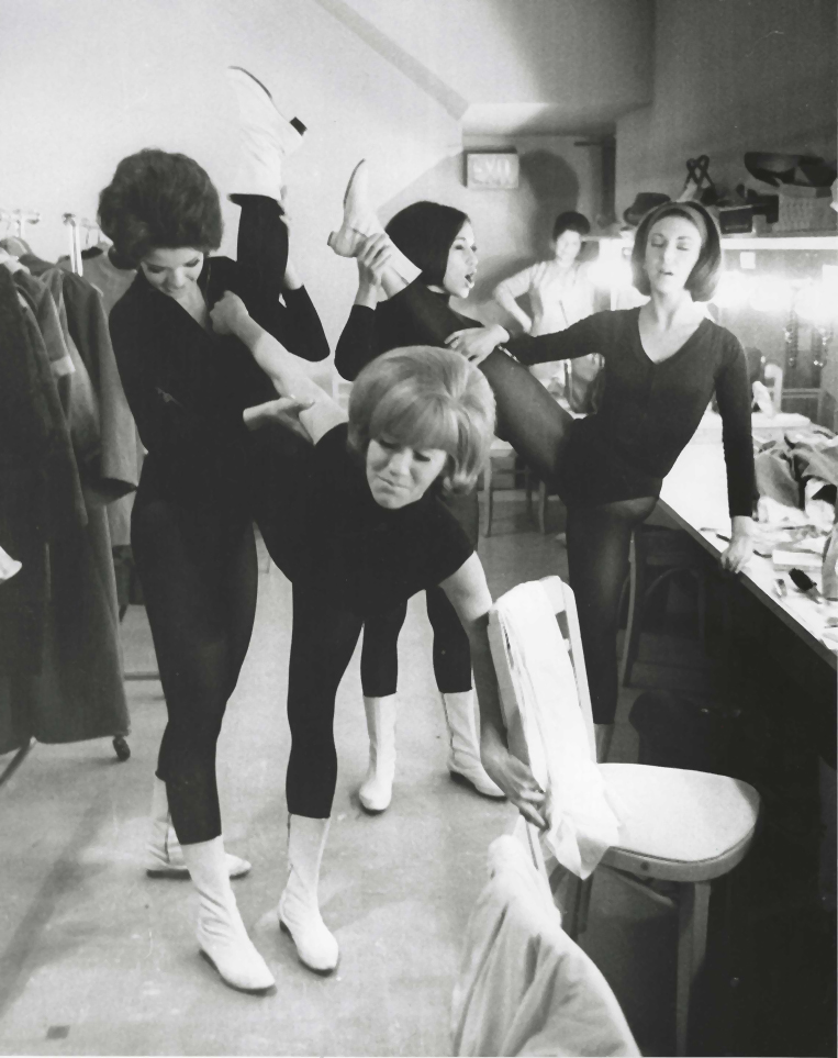 Dancers Stretching Before the Show