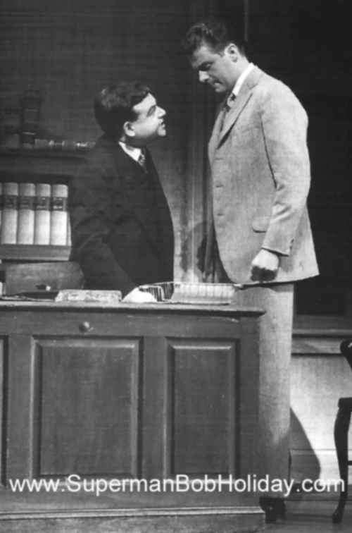 Tom Bosley and Bob Holiday on Broadway in Fiorello