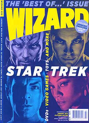 Star Trek Cover of Wizard Magazine, Issue 220