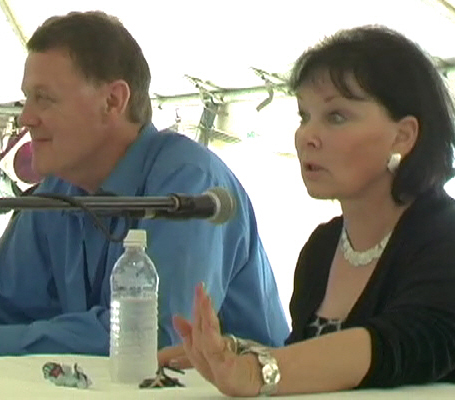 Bob Holiday with Yvonne Craig (Batgirl)